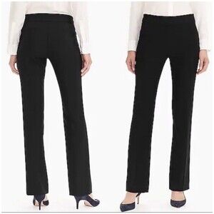 J.Crew 365 Edie Full Length Stretch Trouser Size 2 Black G8548